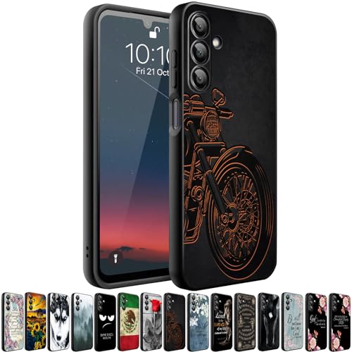 HQUSZPT Schutzhülle kompatibel mit Samsung Galaxy A25 5G, schlanke, stoßfeste Schutzhülle für Samsung Galaxy A25 5G, cooles Motorrad von HQUSZPT