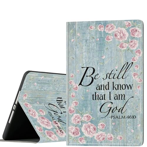 Kompatibel mit iPad 9. Generation, Design für 8. 7. Generation, iPad-Hülle 10.2, Geschenk für Vater, Mutter, Tochter, Sohn, Freunde, Be Still Know That I Am God von HQUSZPT