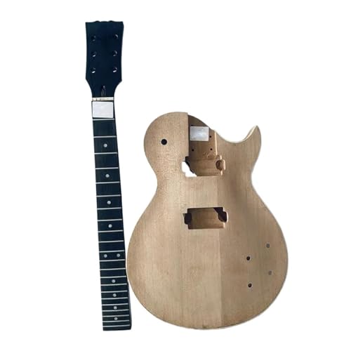 Gitarrenkorpus LP E Gitarren Set DIY Ersatz Instrumentenkörper Gitarrenkorpus LP E Gitarren Set DIY Ersatz Instrumentenkörper von HQWBVD
