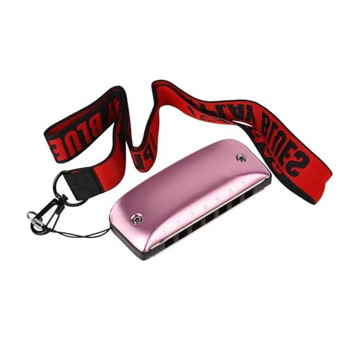 Mundharmonika Blues Mundharmonika Für Anfänger Und Erwachsene 7 Löcher AF Bb CDG Tonart(Pink C Key) von HQWBVD
