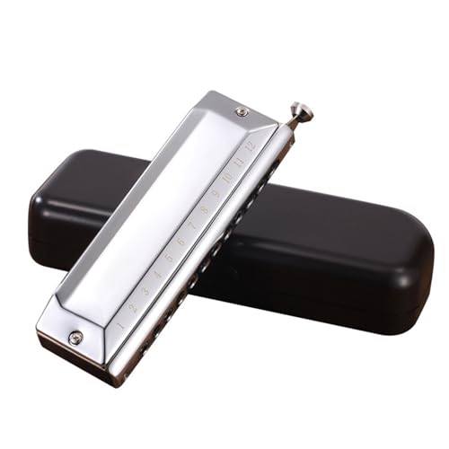 Mundharmonika Chromatische Mundharmonika 12 16 Löcher Professionelles Leistungsniveau(Type 4) von HQWBVD