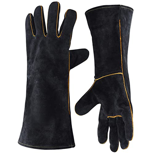 500 °C Schweißerhandschuhe Kaminhandschuhe Ofenhandschuhe Leder Grill Handschuhe Für Tig Mig Schweißer Kamin BBQ Gartenarbeit Grillen Herd 500 °C Schweißerhandschuhe Kaminhandschuhe Ofenhandschuhe Leder Grill Handschuhe Für Tig Mig Schweißer Kamin BBQ Gartenarbeit Grillen Herd von HR-International