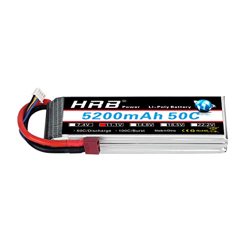 HRB 3S Lipo Akku 11.1V 5200mAh 50C mit Deans T Hochwertige Batterien der Klasse ‘’A‘’ Akku für RC Boot Flugzeug Auto HRB 3S Lipo Akku 11.1V 5200mAh 50C mit Deans T Hochwertige Batterien der Klasse ‘’A‘’ Akku für RC Boot Flugzeug Auto von HRB POWER