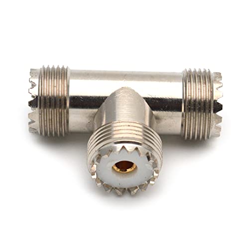 HRODA 1PC SL16 UHF SO239 Weibliche Triple Typ 3Way Splitter Stecker S0239 UHF Weibliche Auf Weibliche Adapter HRODA 1PC SL16 UHF SO239 Weibliche Triple Typ 3Way Splitter Stecker S0239 UHF Weibliche Auf Weibliche Adapter von HRODA