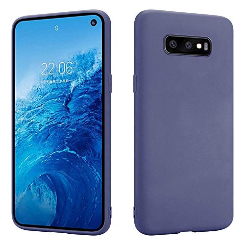 HSP Blaue Hülle kompatibel mit Samsung Galaxy S10e | Premium TPU Silikon Case | Geeignet für Induktives Laden | Kratzfest Stoßfest | Matte Oberfläche | Passgenaue, weiche, dünne Schutzhülle von HS Products