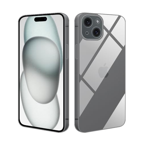 HSP Hülle für Apple iPhone 15 Plus [Staubabweisend] Handyhülle | Premium TPU Silikon Case Schutzhülle | Kratzfest Stoßfest Fallschutz | Kameraschutz Displayschutz | Exakt Durchsichtig | Transparent von HS Products