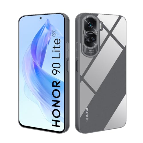 HSP Hülle für Honor 90 Lite [Staubabweisend] Handyhülle | Premium TPU Silikon Case Schutzhülle | Kratzfest Stoßfest Fallschutz | Kameraschutz Displayschutz | Exakt Durchsichtig | Transparent von HS Products