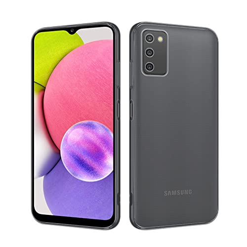 HSP Hülle für Samsung Galaxy A03s [Staubabweisend] Handyhülle | Premium TPU Silikon Case Schutzhülle | Kratzfest Stoßfest Fallschutz | Kameraschutz Displayschutz | Passgenau Durchsichtig | Transparent von HS Products