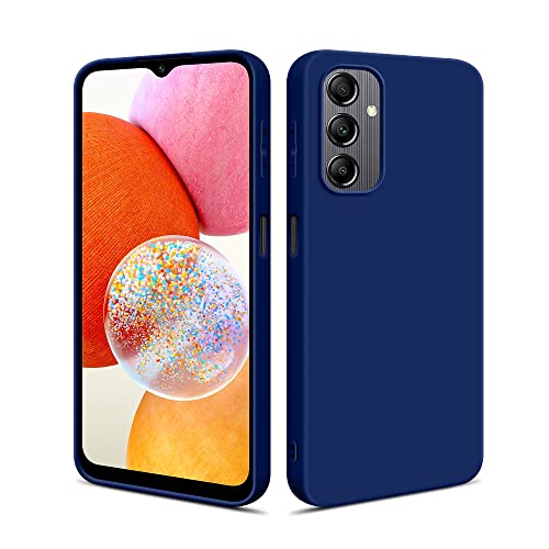 HSP Hülle für Samsung Galaxy A14 4G [Staubabweisend] Handyhülle | Premium TPU Silikon Case Schutzhülle | Kratzfest Stoßfest Fallschutz | Kameraschutz Displayschutz | Passgenau Dünn Matt | Blau von HS Products