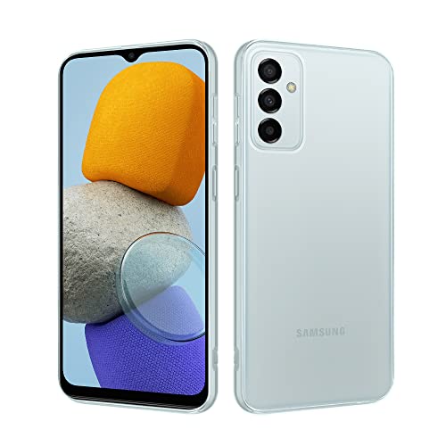 HSP Hülle für Samsung Galaxy A23 4G [Staubabweisend] Handyhülle | Premium TPU Silikon Case Schutzhülle | Kratzfest Stoßfest Fallschutz | Kameraschutz Displayschutz | Exakt Durchsichtig | Transparent von HS Products