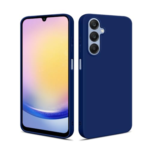 HSP Hülle für Samsung Galaxy A25 5G [Staubabweisend] Handyhülle | Premium TPU Silikon Case Schutzhülle | Kratzfest Stoßfest Fallschutz | Kameraschutz Displayschutz | Passgenau Dünn Matt | Blau von HS Products