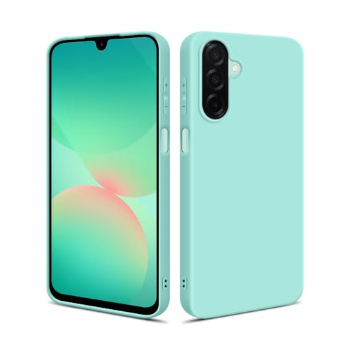 HSP Hülle für Samsung Galaxy A26 5G [Staubabweisend] Handyhülle | Premium TPU Silikon Case Schutzhülle | Kratzfest Stoßfest Fallschutz | Kameraschutz Displayschutz | Passgenau Dünn Matt | Türkis von HS Products