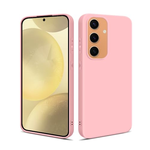 HSP Hülle für Samsung Galaxy S24 FE 5G [Staubabweisend] Handyhülle | Premium TPU Silikon Case Schutzhülle | Kratzfest Stoßfest Fallschutz | Kameraschutz Displayschutz | Passgenau Dünn Matt | Rosa von HS Products