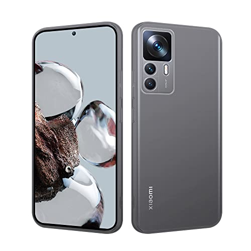 HSP Hülle für Xiaomi 12T Pro 5G [Staubabweisend] Handyhülle | Premium TPU Silikon Case Schutzhülle | Kratzfest Stoßfest Fallschutz | Kameraschutz Displayschutz | Exakt Durchsichtig | Transparent von HS Products