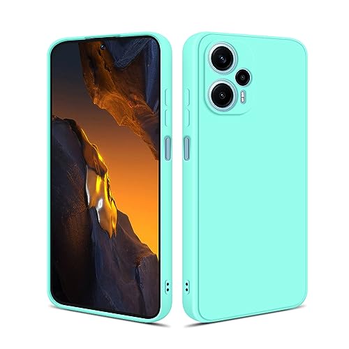 HSP Hülle für Xiaomi Poco F5 5G [Staubabweisend] Handyhülle | Premium TPU Silikon Case Schutzhülle | Kratzfest Stoßfest Fallschutz | Kameraschutz Displayschutz | Passgenau Dünn Matt | Grün von HS Products