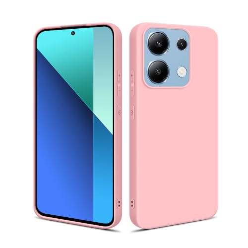 HSP Hülle für Xiaomi Redmi Note 13 4G [Staubabweisend] Handyhülle | Premium TPU Silikon Case Schutzhülle | Kratzfest Stoßfest Fallschutz | Kameraschutz Displayschutz | Passgenau Dünn Matt | Rosa von HS Products