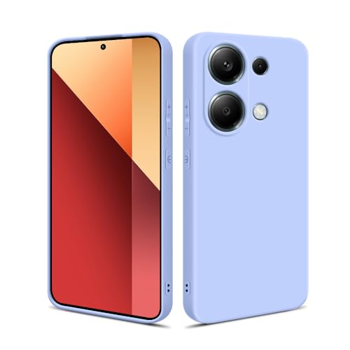 HSP Hülle für Xiaomi Redmi Note 13 Pro 4G [Staubabweisend] Handyhülle | Premium TPU Silikon Case Schutzhülle | Kratzfest Stoßfest Fallschutz | Kameraschutz Displayschutz | Passgenau Dünn | Hellblau von HS Products