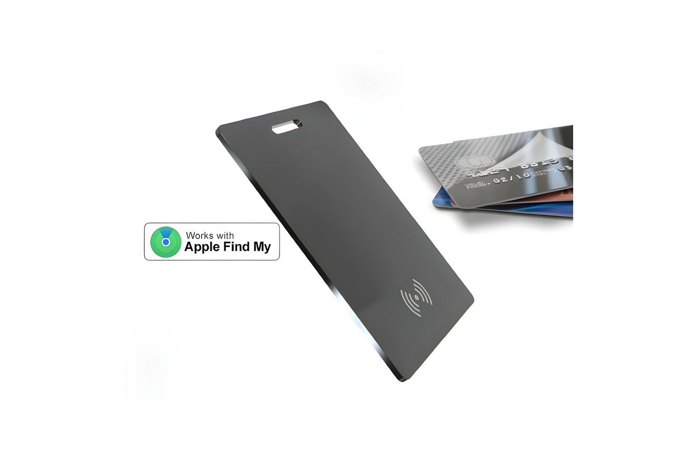 HS.SUPPLY GPS-Tracker für Apple iOS – Tracking mit „Wo ist?“, GPS Tracker Karte GPS-Tracker (GPS-Tracker Karte, zur Ortung von wichtigen Dingen) von HS.SUPPLY