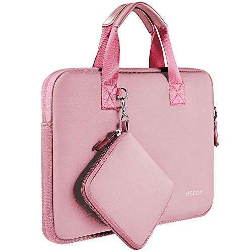 HSEOK Wasserabweisende Laptop Hülle Tasche Kompatibel 13"-13.3" MacBook Air Pro, Surface Laptop, Notebook Handtasche mit Klein Fall,P02K01 von HSEOK