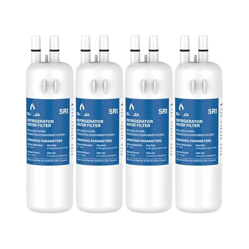 EDR1RXD1 Kühlschrank-Wasserfilter, Kompatibel For Whirlpool, W10295370A EveryDrop Filter 1 P8RFWB2L, Kompatibel For Kenmore, 9081, 1–5 Stück(4pcs) von HSIFSKK