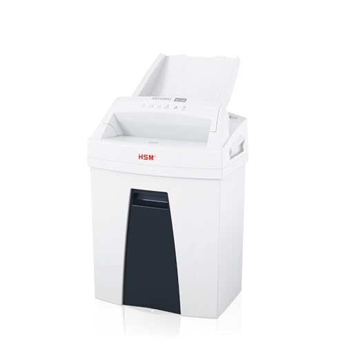 HSM SECURIO AF100 Small Office Autofeed Aktenvernichter, Sicherheitsstufe P4, Partikelschnitt, 100 Blatt automatisch, DSGVO-konform von HSM