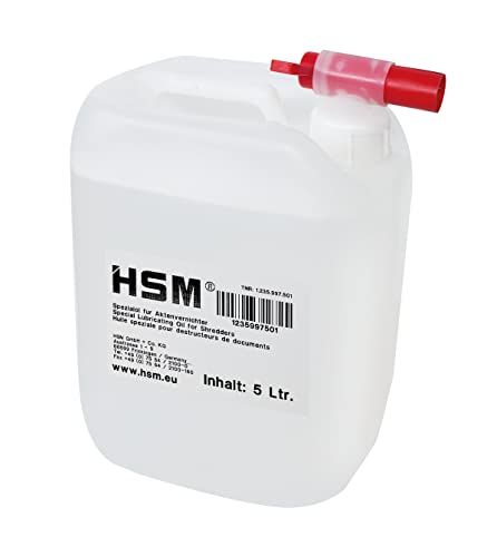 HSM Schneidblock-Spezialöl Nachfüllkanister 5 Liter von HSM