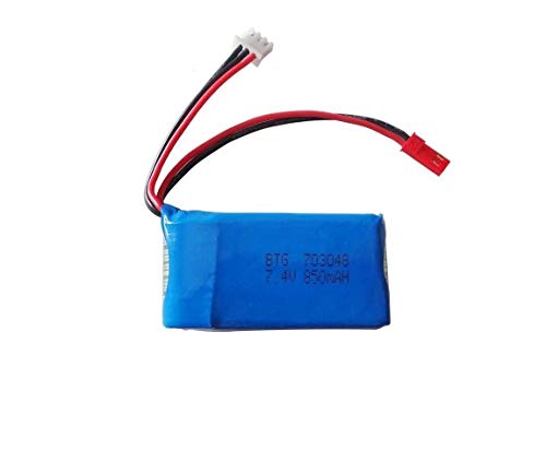 7.4V 850mAh Power LiPo Akku für Wltoys RC Hubschrauber V912, WL911 RC Boot sowie auch kompatibel mit RC Fahrzeuge 1:18 Vortex A949, A959, A969, A979, K929 , Ersatzakku 7.4V 850mAh Power LiPo Akku für Wltoys RC Hubschrauber V912, WL911 RC Boot sowie auch kompatibel mit RC Fahrzeuge 1:18 Vortex A949, A959, A969, A979, K929 , Ersatzakku von HSP Himoto