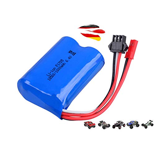 Original 1000mAh 6.4V WLToys Akku RC Fahrzeug a303, a313, a323, a333, a343, Ersatzakku, Neu, OVP von HSP Himoto