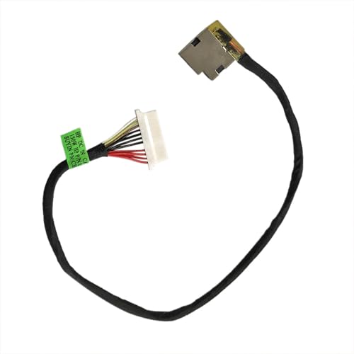 HSSDTECH Anschluss Netzteil Ladegerät DC Power Jack für HP 16-A0051WM 15-EC 15-ec0013dx L71031-Y14 L71031-YS14 L71031-S14 Anschluss Stromversorgung Ladegerät DC Power Socket Kabel von HSSDTECH