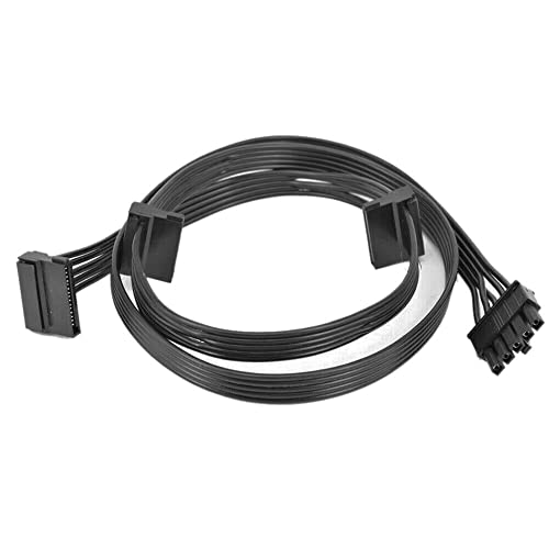 HSSDTECH Stromkabel für Cooler Master VSM750 VSM650 VSM550 5Pin auf 3 SATA 70cm von HSSDTECH