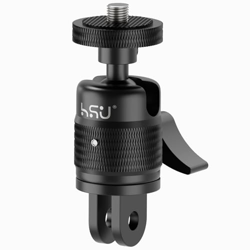 HSU 360 Grad Einstellbarer Adapter für Action-Kameras, Aluminiumlegierung Kamerahalterung für Insta 360 X4/X3/X2 HSU 360 Grad Einstellbarer Adapter für Action-Kameras, Aluminiumlegierung Kamerahalterung für Insta 360 X4/X3/X2 von HSU