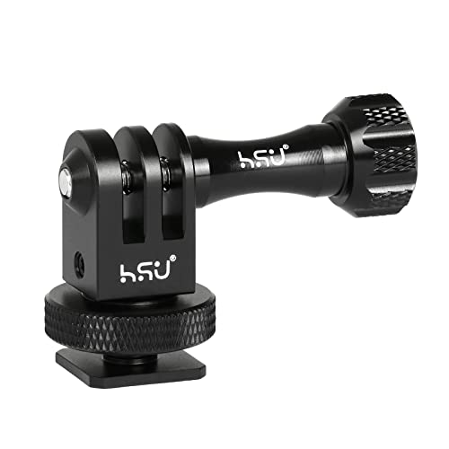 HSU Aluminiumlegierung Cold Shoe Adapter für GoPro, Stativmontageadapter für Hero 12/11/10/9/8/7/6/5/4/3 Action-Kameras HSU Aluminiumlegierung Cold Shoe Adapter für GoPro, Stativmontageadapter für Hero 12/11/10/9/8/7/6/5/4/3 Action-Kameras von HSU