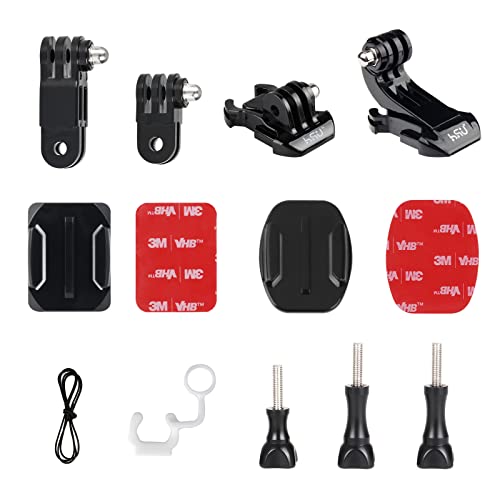 HSU Greifbeutel von Halterungen für Gopro, Verlängerungsarme, Klebehalterungen, Quick-Clip-Halterung und Schrauben für Action-Kameras HSU Greifbeutel von Halterungen für Gopro, Verlängerungsarme, Klebehalterungen, Quick-Clip-Halterung und Schrauben für Action-Kameras von HSU