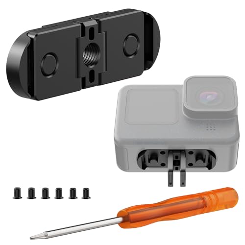 HSU Klappbarer Finger für Hero 12/11/10/9/8 und Go Pro Max, funktioniert mit magnetischen Verriegelungen oder 1/4-Zoll-20-Schraubhalterungen für Kompatibilität mit traditionellen Stativen HSU Klappbarer Finger für Hero 12/11/10/9/8 und Go Pro Max, funktioniert mit magnetischen Verriegelungen oder 1/4-Zoll-20-Schraubhalterungen für Kompatibilität mit traditionellen Stativen von HSU