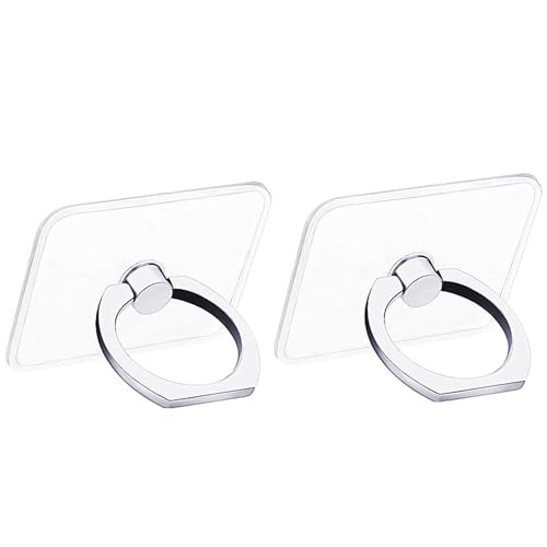 Premium Handy Ring Halterung 2er Set - 360° Drehbarer Handyring mit Stabilem Kleber, Durchsichtig & Universal Passend für i Phone, Sam Sung & mehr, Von HSYTEK Premium Handy Ring Halterung 2er Set - 360° Drehbarer Handyring mit Stabilem Kleber, Durchsichtig & Universal Passend für i Phone, Sam Sung & mehr, Von HSYTEK von HSYTEK