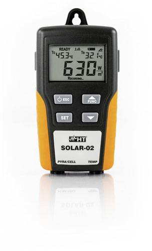HT Instruments 1006720 SOLAR-02 Multi-Datenlogger Messgröße Temperatur, Einstrahlungsleistung -20 von HT Instruments