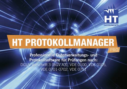 HT Instruments 2002070 Protokoll-Manager HT Software 1St. von HT Instruments