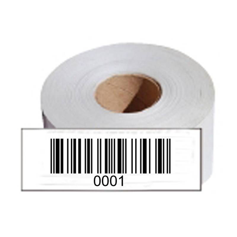 HT-Instruments Barcodeetiketten Barcode-Etiketten 1000 Stück auf Rolle 0001-1000 von HT-Instruments