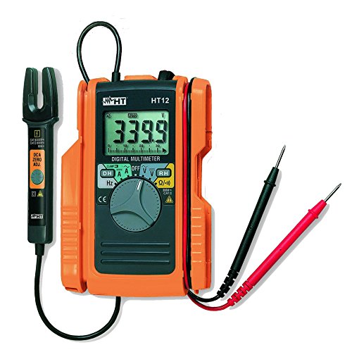 HT-Instruments Digitalmultimeter mit Gabelstromzange 60A AC/DC, HT12 von HT
