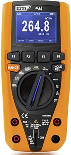 HT Instruments HT64 Hand-Multimeter digital Datenlogger CAT III 1000 V, CAT IV 600V Anzeige (Counts) von HT Instruments