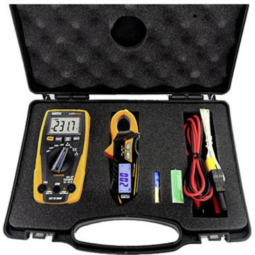 HT Instruments e-KIT Hand-Multimeter, Stromzange digital CAT III 600V Anzeige (Counts): 4000 von HT Instruments