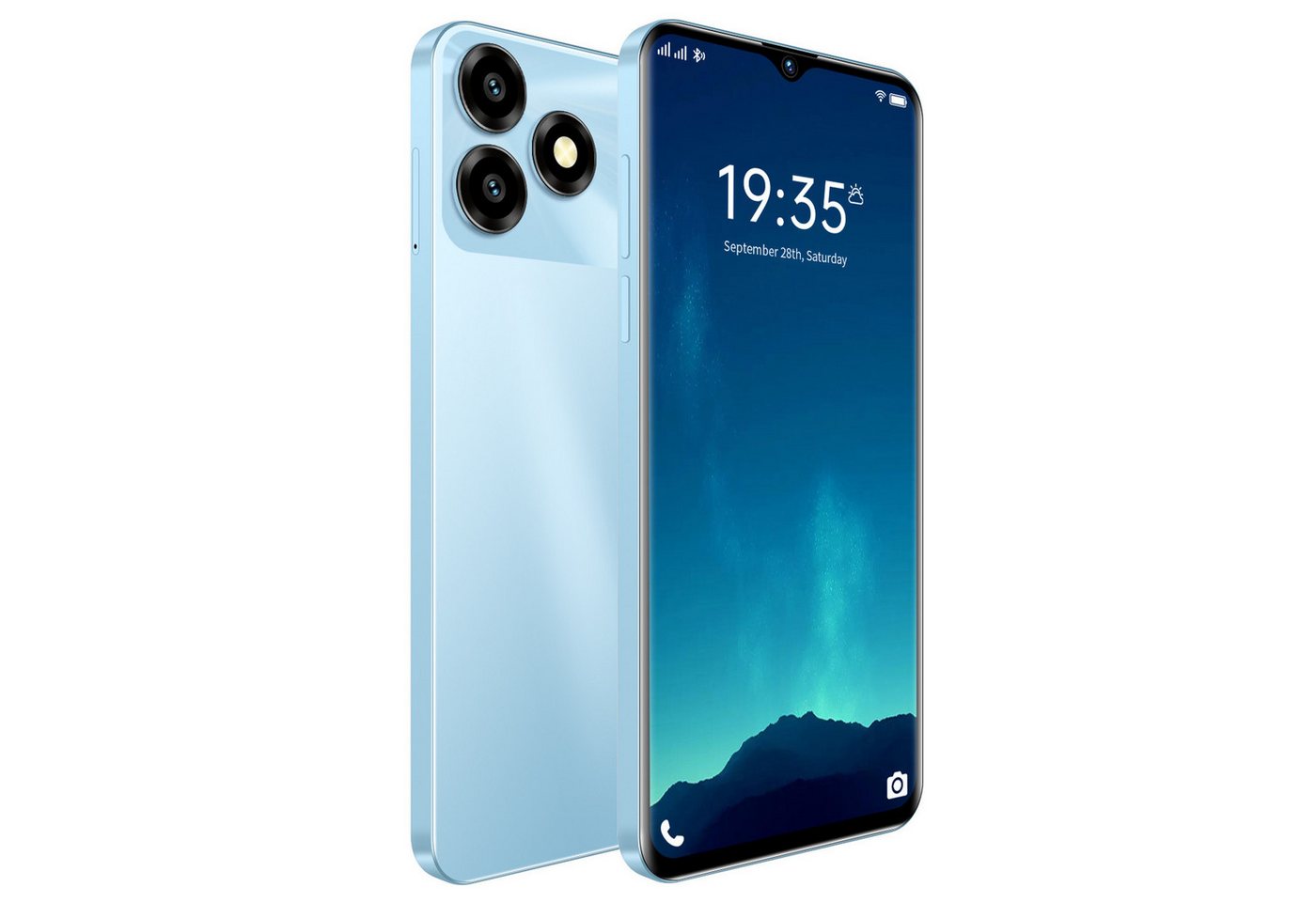 HT Unlocked Android Phone Handy (13 MP Kamera, 4GRAM+64GROM, erweiterbar 128GB, unterstützt 4G FDD-LTE: B1/3/7/38) von HT
