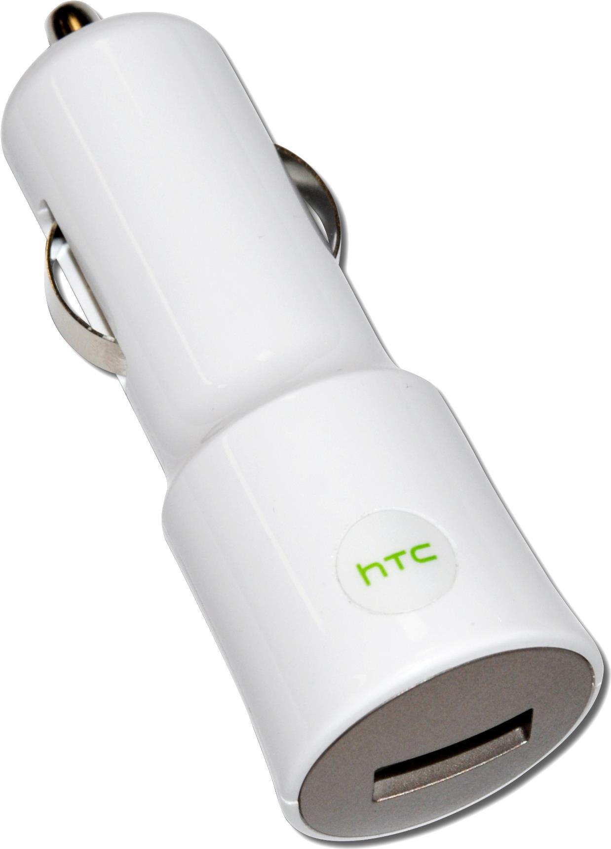 HTC Car Charger CC C120, USB, 1000mA, white, Bulk (CC C120) von HTC