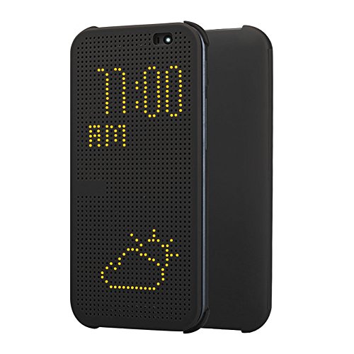 HTC Dot Flip Hülle Cover Case für HTC One (M8) - Grau von HTC