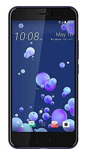 HTC U11 Smartphone Single SIM (13,97cm (5,5 Zoll), 16 MP Frontkamera, 64GB Speicher, Android) blau von HTC