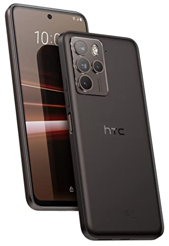 HTC U23 Pro 5G Dual 256 GB 12 GB RAM ab Werk entsperrt (nur GSM, kein CDMA, nicht kompatibel mit Verizon/Sprint), NGP Wireless Charger inklusive, global, schwarz von HTC