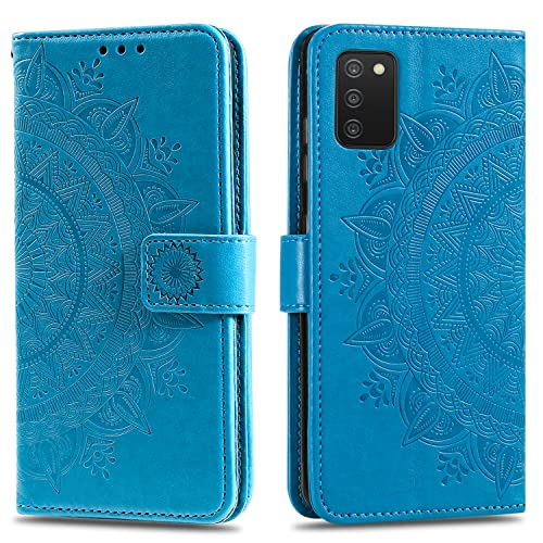 HTDELEC Handyhülle für Samsung Galaxy A03s Hülle,Lederhülle mit Kartensteckplatz und Magnetverschluss Klapphülle Book Case Tasche für Samsung Galaxy A03s - Blau HTDELEC Handyhülle für Samsung Galaxy A03s Hülle,Lederhülle mit Kartensteckplatz und Magnetverschluss Klapphülle Book Case Tasche für Samsung Galaxy A03s - Blau von HTDELEC