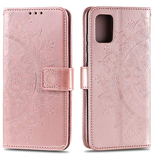 HTDELEC Handyhülle für Samsung Galaxy A03s Hülle,Lederhülle mit Kartensteckplatz und Magnetverschluss Klapphülle Book Case Tasche für Samsung Galaxy A03s - Roségold HTDELEC Handyhülle für Samsung Galaxy A03s Hülle,Lederhülle mit Kartensteckplatz und Magnetverschluss Klapphülle Book Case Tasche für Samsung Galaxy A03s - Roségold von HTDELEC
