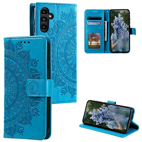 HTDELEC Handyhülle für Samsung Galaxy A05s 4G Hülle,Premium PU Lederhülle mit Kartensteckplatz und Magnetverschluss Klapphülle Book Case Schutzhülle - Blau HTDELEC Handyhülle für Samsung Galaxy A05s 4G Hülle,Premium PU Lederhülle mit Kartensteckplatz und Magnetverschluss Klapphülle Book Case Schutzhülle - Blau von HTDELEC