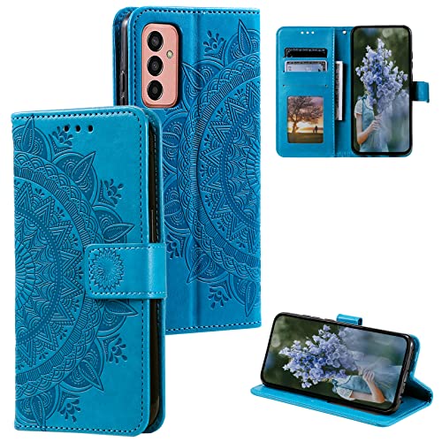 HTDELEC Handyhülle für Samsung Galaxy A14 4G / 5G Hülle,Premium PU Lederhülle mit Kartensteckplatz und Magnetverschluss Klapphülle Book Case Schutzhülle - Blau HTDELEC Handyhülle für Samsung Galaxy A14 4G / 5G Hülle,Premium PU Lederhülle mit Kartensteckplatz und Magnetverschluss Klapphülle Book Case Schutzhülle - Blau von HTDELEC